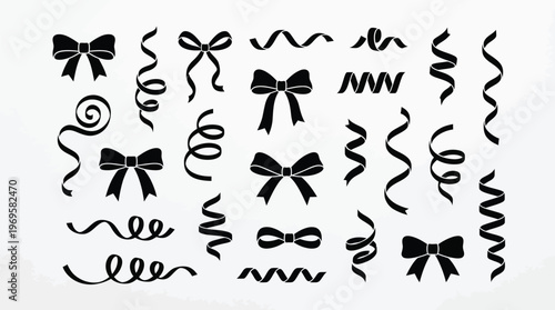 ribbon silhouettes
