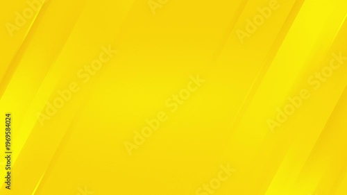 Seamless loop of a bright yellow abstract background with moving diagonal lines and soft gradient. Clean dynamic design with center space for text, ideal for advertising, marketing, social media and p