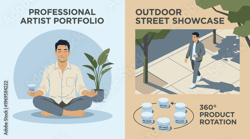 Professional Artist Portfolio and Outdoor Street Showcase.