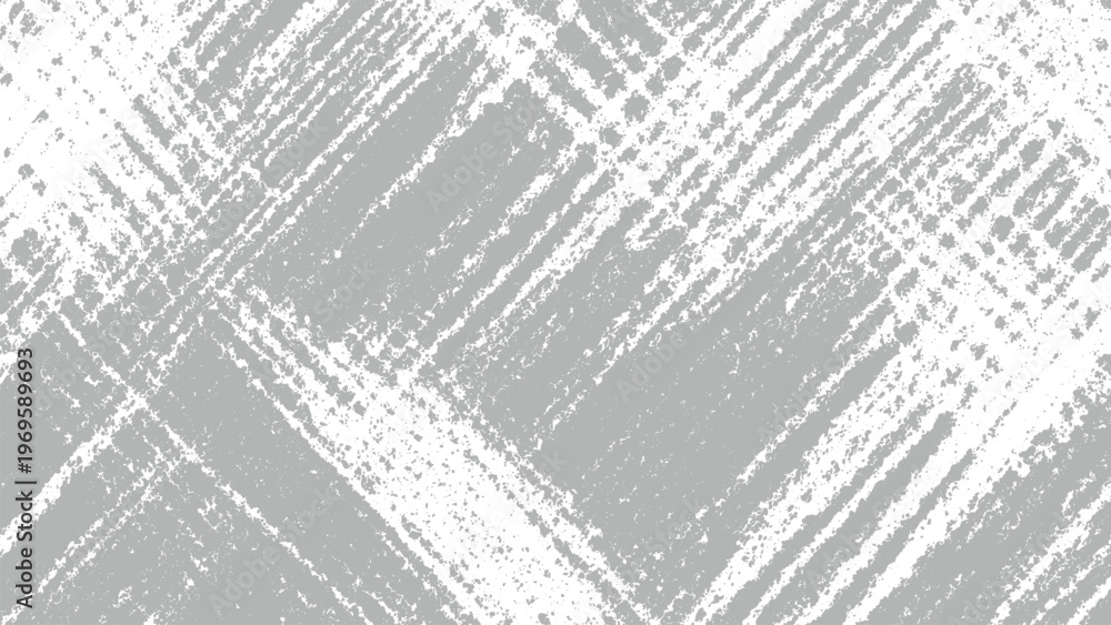 Fototapeta premium Gray and white abstract background with diagonal streaks and scratches texture overlay grunge effect