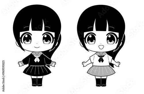 セーラースカートちゃん_夏服・冬服