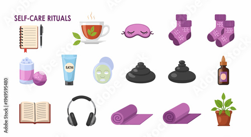 Self care rituals for relaxation.
