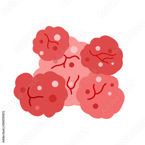 cancer tumor cell developing concept