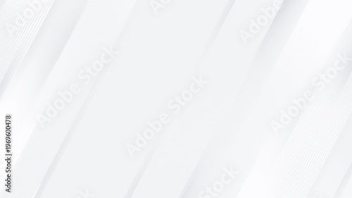 Seamless loop of a light gray abstract background with soft diagonal lines and subtle motion. Clean minimal design with center space for text, ideal for corporate, UI, presentations and branding.