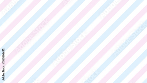 Diagonal Stripe Pattern Background in Pastel Pink and Blue