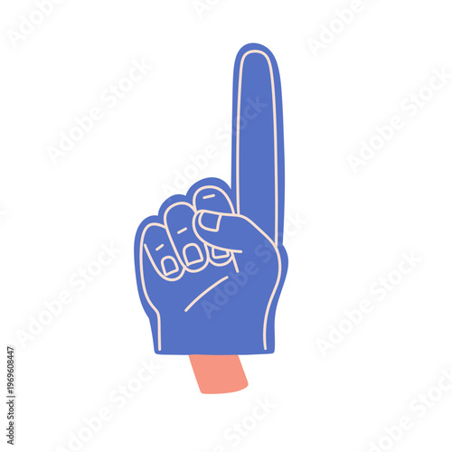 Flat vector illustration of baseball elements including hands holding balls, gloves, bats, and fan foam finger. ideal for concepts of baseball game, competition, recreation, and athletic lifestyle.