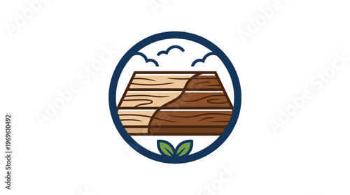 Wood Finishing and Landscaping Logo