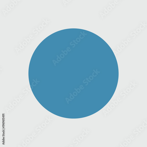abstract blue circle