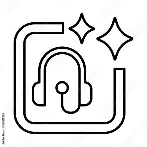 AI Agent Assistant Technology Icon