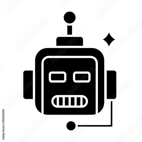 AI Agent Assistant Technology Icon