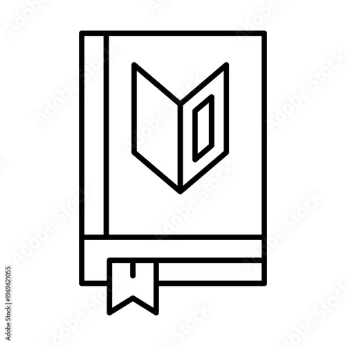Beginner Guide Book Learning Icon