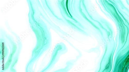 Vector Abstract, fluid aqua streaks of vibrant sea hues swirl in an artistic, dreamlike and mesmerizing motion with harmonious forms.