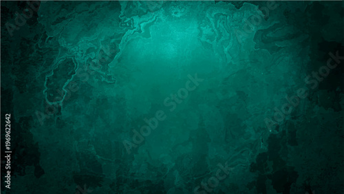 Vector Abstract Teal Background with Dark Edges evokes moody vibes with a touch of elegance and mystery, adding a sense of wonder and visual allure, perfect for many usages