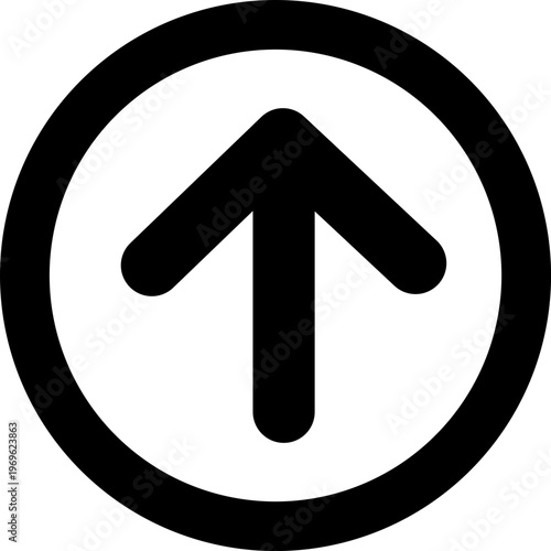Arrow Up Circle Medium