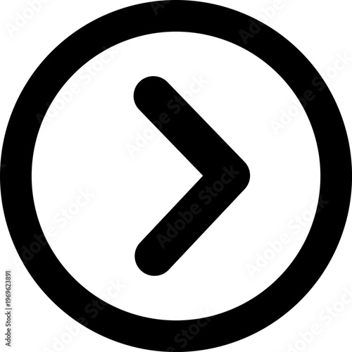 Chevron Right Circle Medium