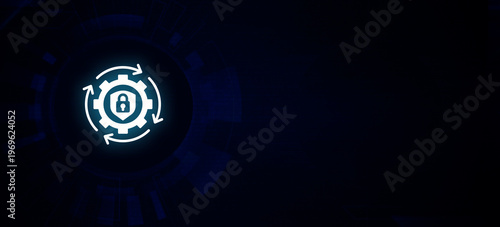 Continuous security monitoring and automated data protection cycle in a technical ecosystem