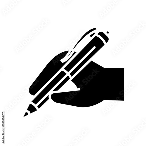 Writing gesture icon