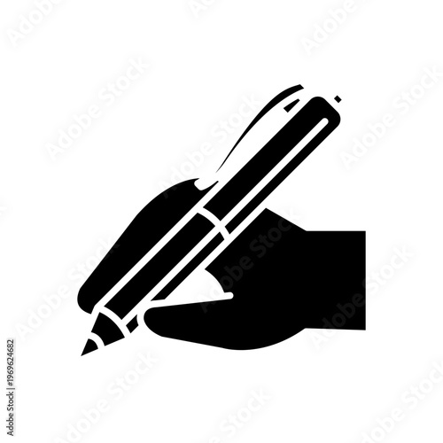 Writing gesture icon