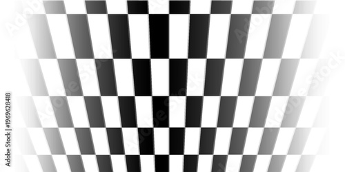 Black and white background with perspective of squares EPS10