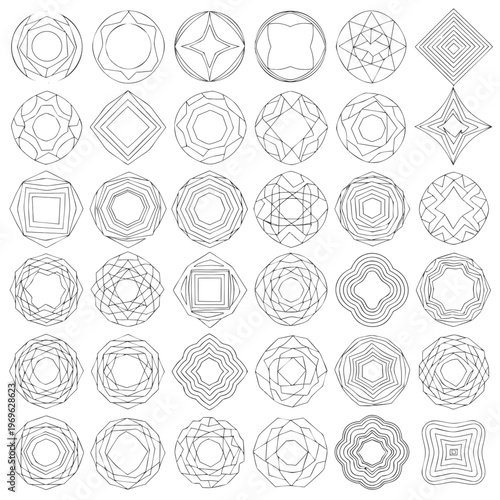 set of vector icons