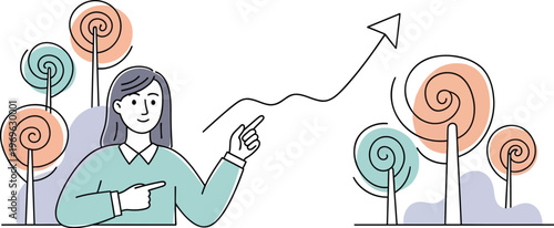 Business Growth and Development Illustrated