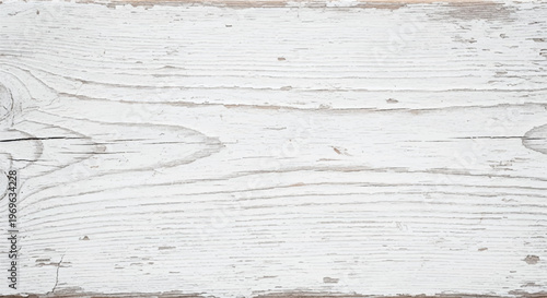 White wood wall. Wood white texture and background. Old wooden plank painted in white color. Natural white wood texture.