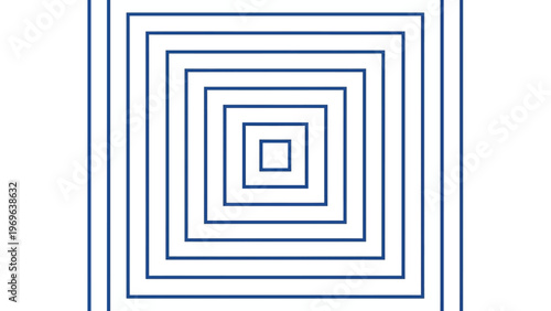Concentric Squares Abstract Geometric Pattern.