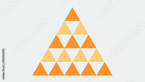 Geometric Triangle Mosaic Pattern 1.