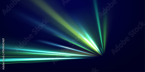 Luminous lines flow across a dark surface. Neon colors shimmer with subtle intensity. Motion creates a futuristic visual rhythm.