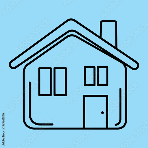 Minimal line of a shopping bag with two paper bags and a coffee cup line black lines