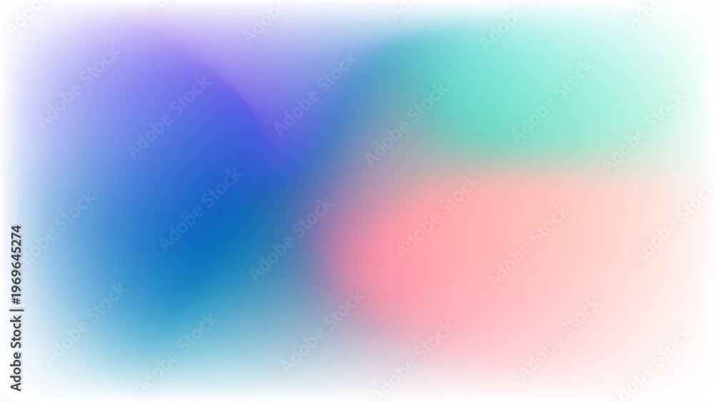 Fototapeta premium Soft Multicolor Gradient Abstract Background Blurred Fluid Mesh Pastel Neon Blend Modern Minimal Holographic Smooth Color Flow Wallpaper Design