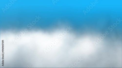 Soft white clouds floating under a clear blue sky, creating a calm and peaceful aerial atmosphere. Minimal and clean cloud background perfect for travel visuals, inspirational content, presentations