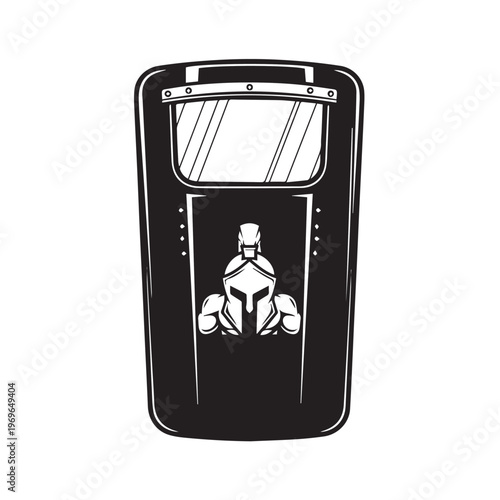 Stylized boxing punching bag with gloves ready for training and fitness workouts.