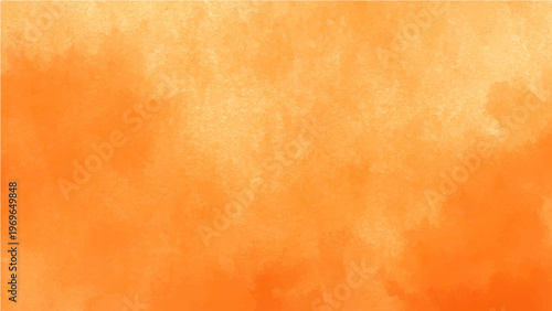 Orange abstract watercolor background and artistic paint splash and textured brushstroke and color design and creative illustration and vibrant gradient and ink effect