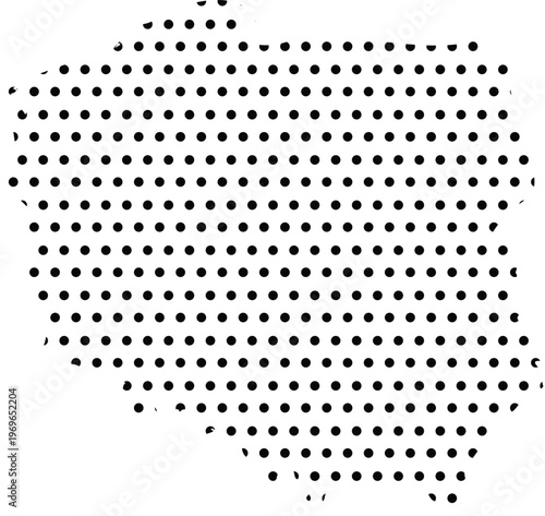 Dotted Map of Poland