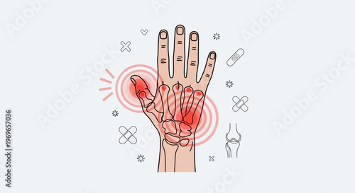 Hand Arthritis Pain - Inflammation and Joint Pain in Fingers and Thumb