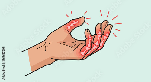 Inflamed Hand Joints: Arthritis Pain, Swelling, and Inflammation in Fingers and Knuckles