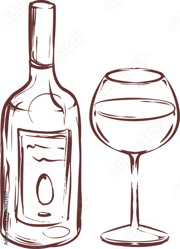Bottle and Glass