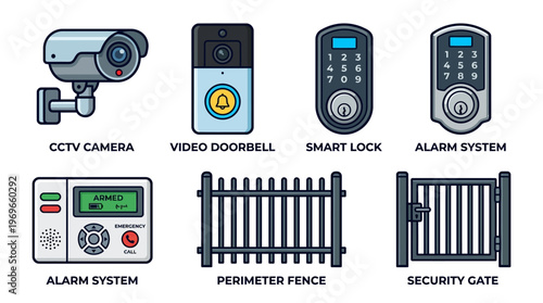 Home security systems and devices for safety and protection at home and outdoors