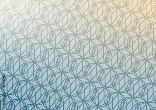 Elegant curving lines forming seamless abstract visual pattern