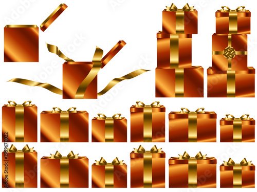 プレゼント箱横、9オレンジ、1金