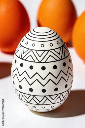 easter cake with eggs