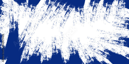 Abstract blue grunge background featuring a wet aqua texture with splashing water drops and artistic paint spray design