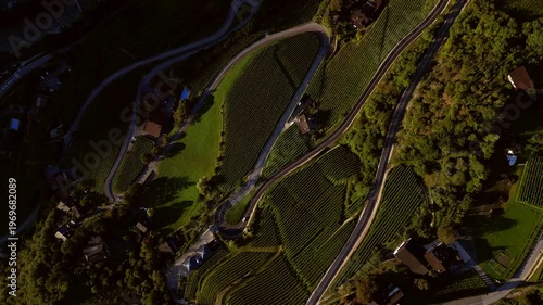 Villanders Sunrise Dolomites Italy Drone