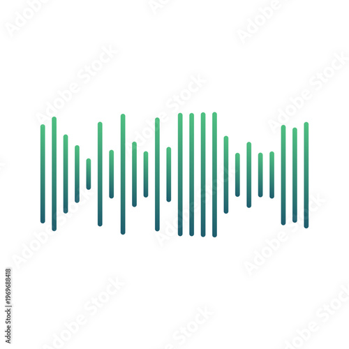 Gradient Sound Wave Illustration