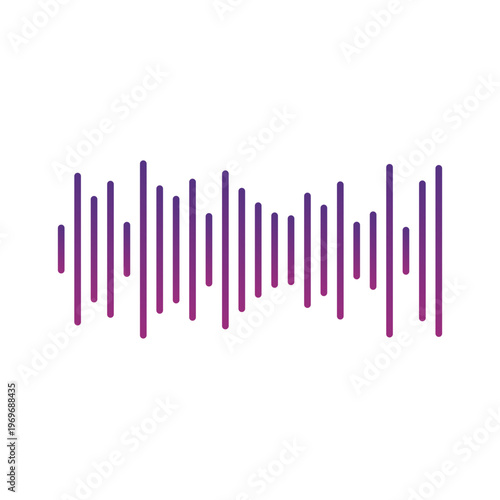 Gradient Sound Wave Illustration