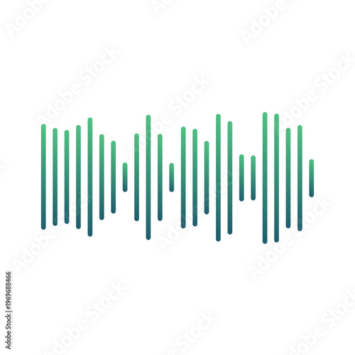 Gradient Sound Wave Illustration