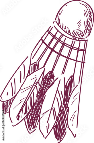 Shuttlecock Sketch