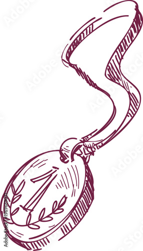 Champion Medal Sketch