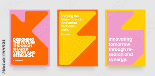 Flexible abstract geometric layout - use it as a frame for any message. Works great for flyers, posters, and covers.